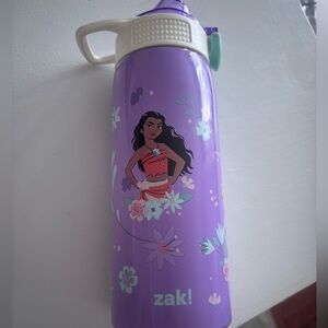 Zak! Purple Princess Water Bottle-19 oz- Brand New never used